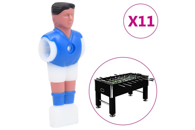 Fotballbordspillere for 15,9 mm stang 22 stk - Møbler - Bord - Spillebord - Fotballbord