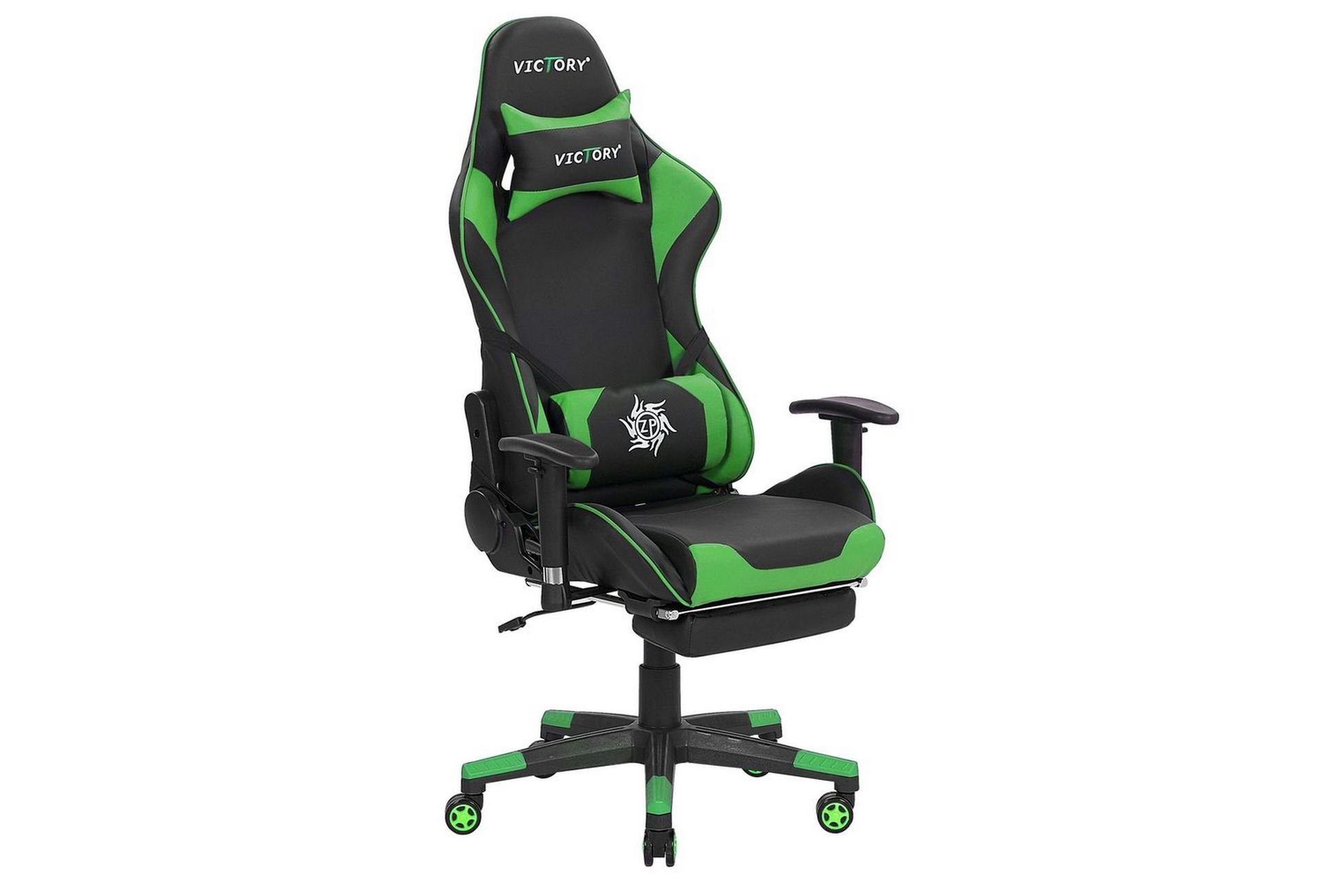 Gamingstol Victory Svart/Grønn - Svart/Grønn - Møbler - Bord - Spillebord - Pokerbord