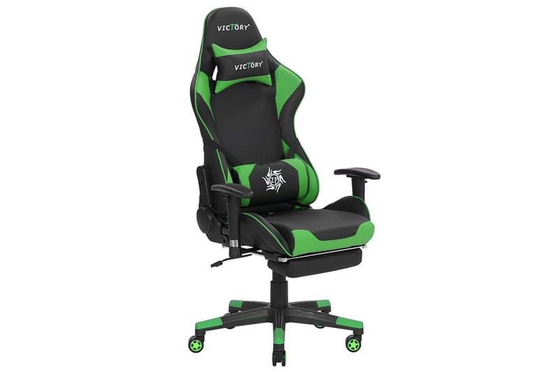 Gamingstol Victory Svart/Grønn - Svart/Grønn - Møbler - Bord - Spillebord - Pokerbord