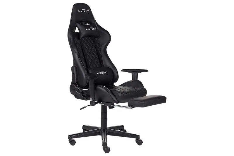 Gamingstol Victory Svart/Hvit - Svart/Hvit - Møbler - Bord - Spillebord - Pokerbord