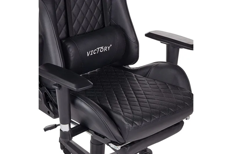 Gamingstol Victory Svart/Hvit - Svart/Hvit - Møbler - Bord - Spillebord - Pokerbord