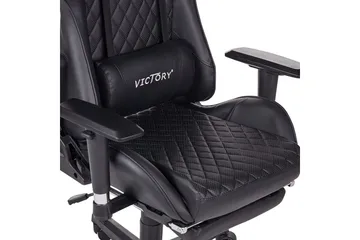 Gamingstol Victory Svart/Hvit - Svart/Hvit - Møbler - Stoler & lenestoler - Gaming stol