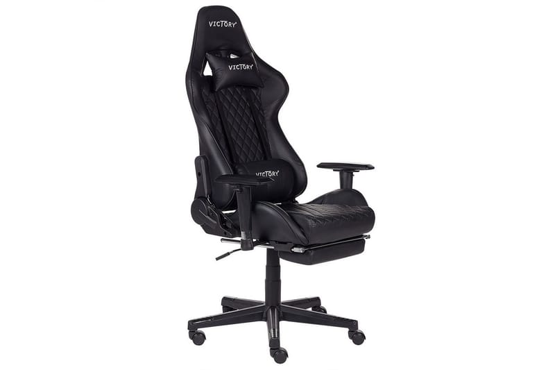 Gamingstol Victory Svart/Hvit, Svart/Hvit