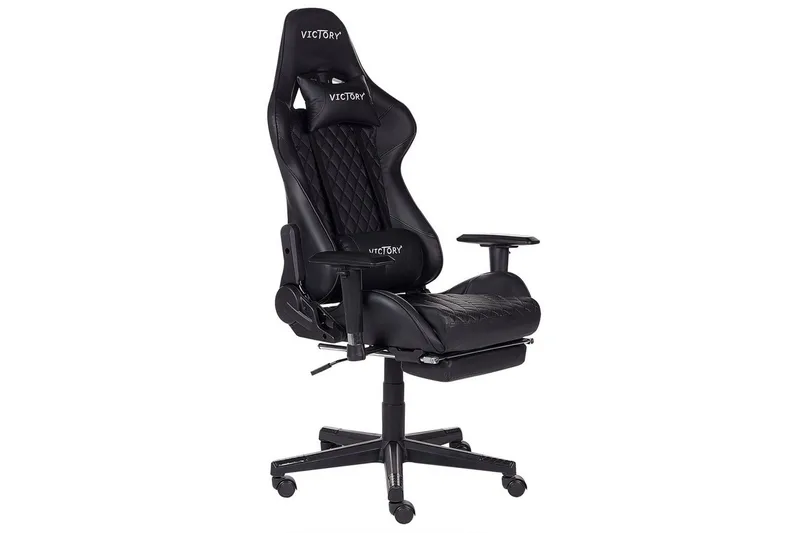 Gamingstol Victory Svart/Hvit, Svart/Hvit