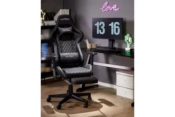 Gamingstol Victory Svart/Hvit - Svart/Hvit - Møbler - Stoler & lenestoler - Gaming stol