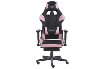 Gamingstol Victory Svart/Rosa - Svart/Rosa - Møbler - Stoler & lenestoler - Gaming stol