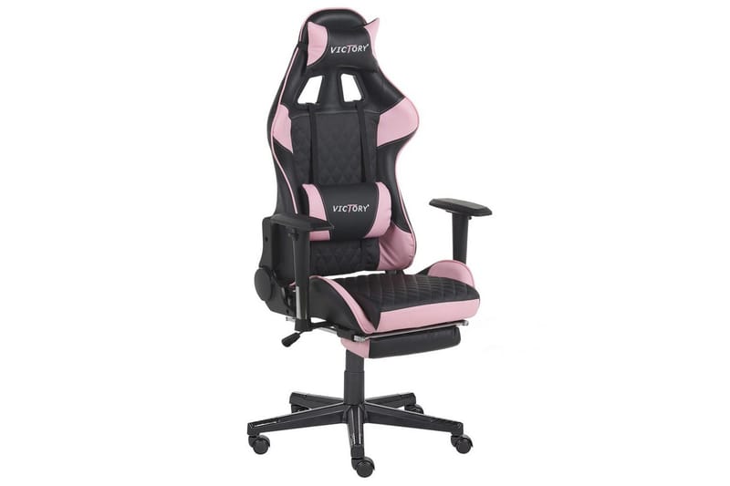 Gamingstol Victory Svart/Rosa, Svart/Rosa