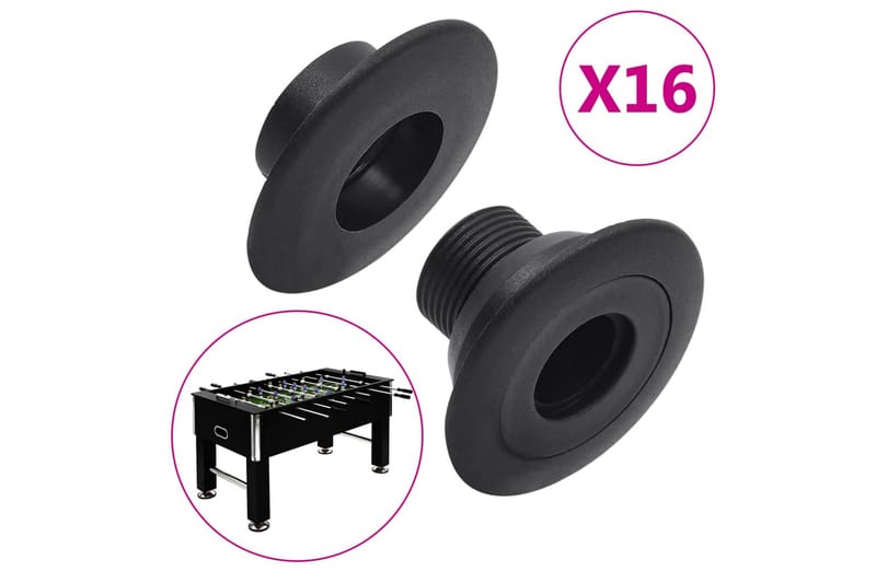 Hjullager for fotballbord for 15,9/16 mm stang 16 stk - Møbler - Bord - Spillebord - Fotballbord