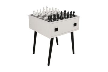 Marilla sjakkbrett 50 cm - Hvit / Svart - Møbler - Bord - Spillebord - Sjakkbord