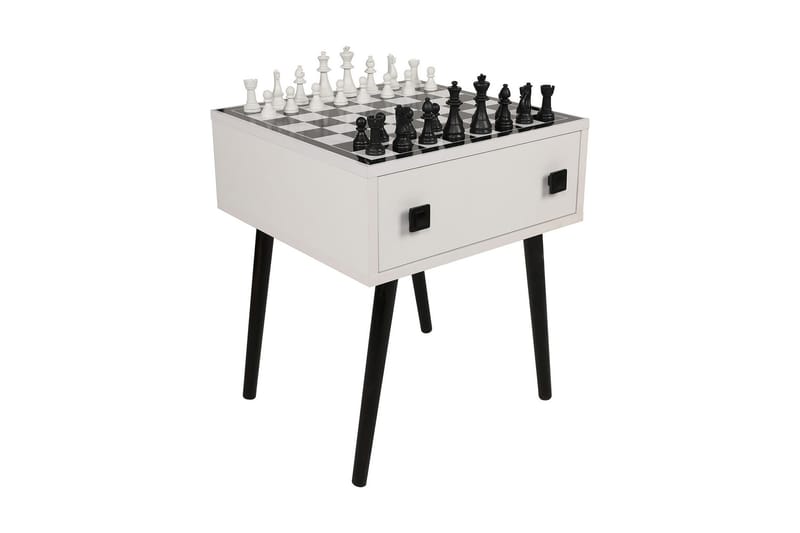 Marilla sjakkbrett 50 cm - Hvit / Svart - Møbler - Bord - Spillebord - Sjakkbord