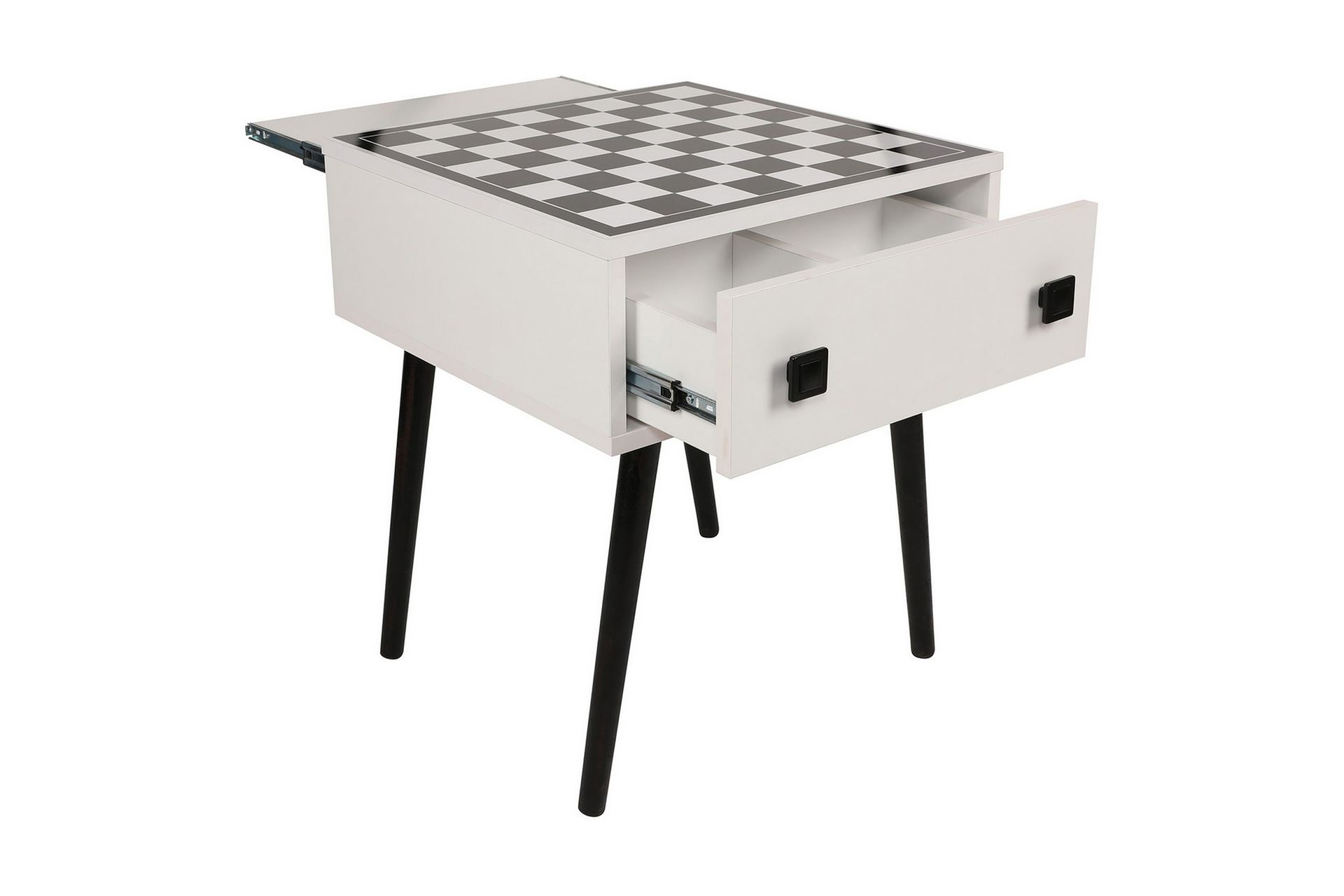 Marilla sjakkbrett 50 cm - Hvit / Svart - Møbler - Bord - Spillebord - Sjakkbord