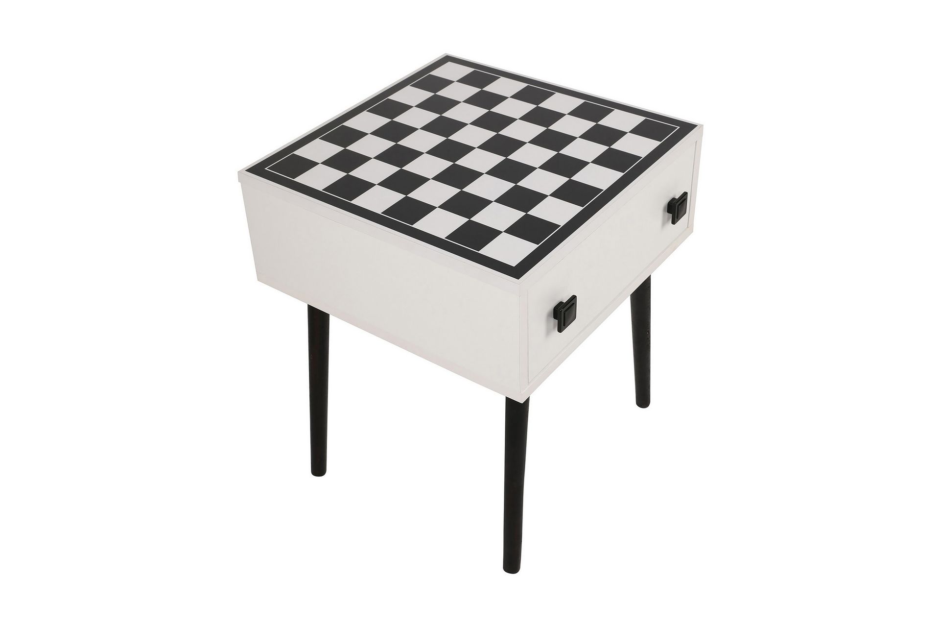 Marilla sjakkbrett 50 cm - Hvit / Svart - Møbler - Bord - Spillebord - Sjakkbord