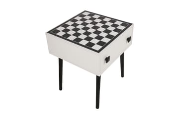 Marilla sjakkbrett 50 cm - Hvit / Svart - Møbler - Bord - Spillebord - Sjakkbord