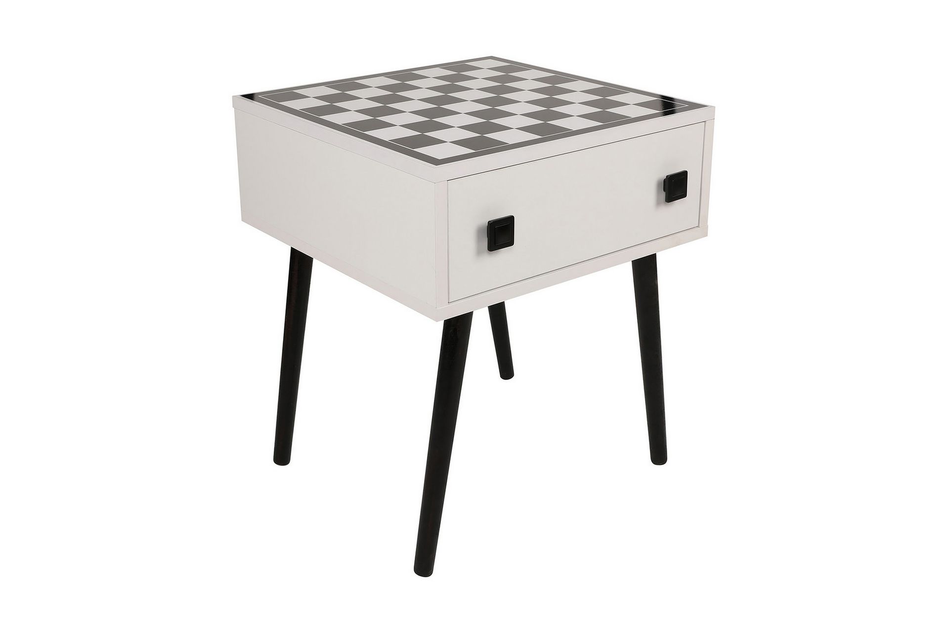 Marilla sjakkbrett 50 cm - Hvit / Svart - Møbler - Bord - Spillebord - Sjakkbord