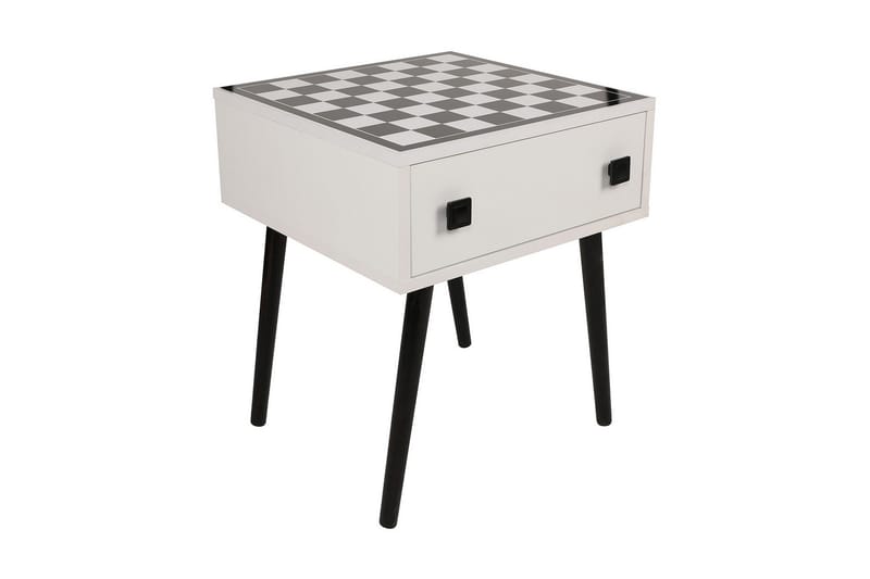 Marilla sjakkbrett 50 cm - Hvit / Svart - Møbler - Bord - Spillebord - Sjakkbord