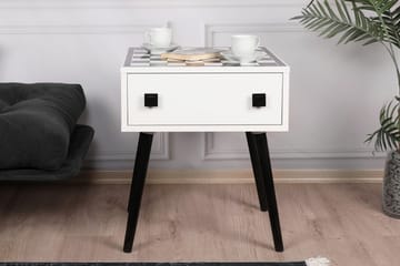 Marilla sjakkbrett 50 cm - Hvit / Svart - Møbler - Bord - Spillebord - Sjakkbord