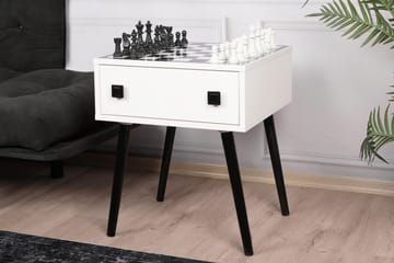 Marilla sjakkbrett 50 cm - Hvit / Svart - Møbler - Bord - Spillebord - Sjakkbord