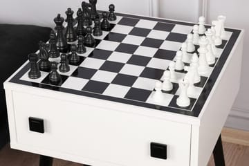 Marilla sjakkbrett 50 cm - Hvit / Svart - Møbler - Bord - Spillebord - Sjakkbord