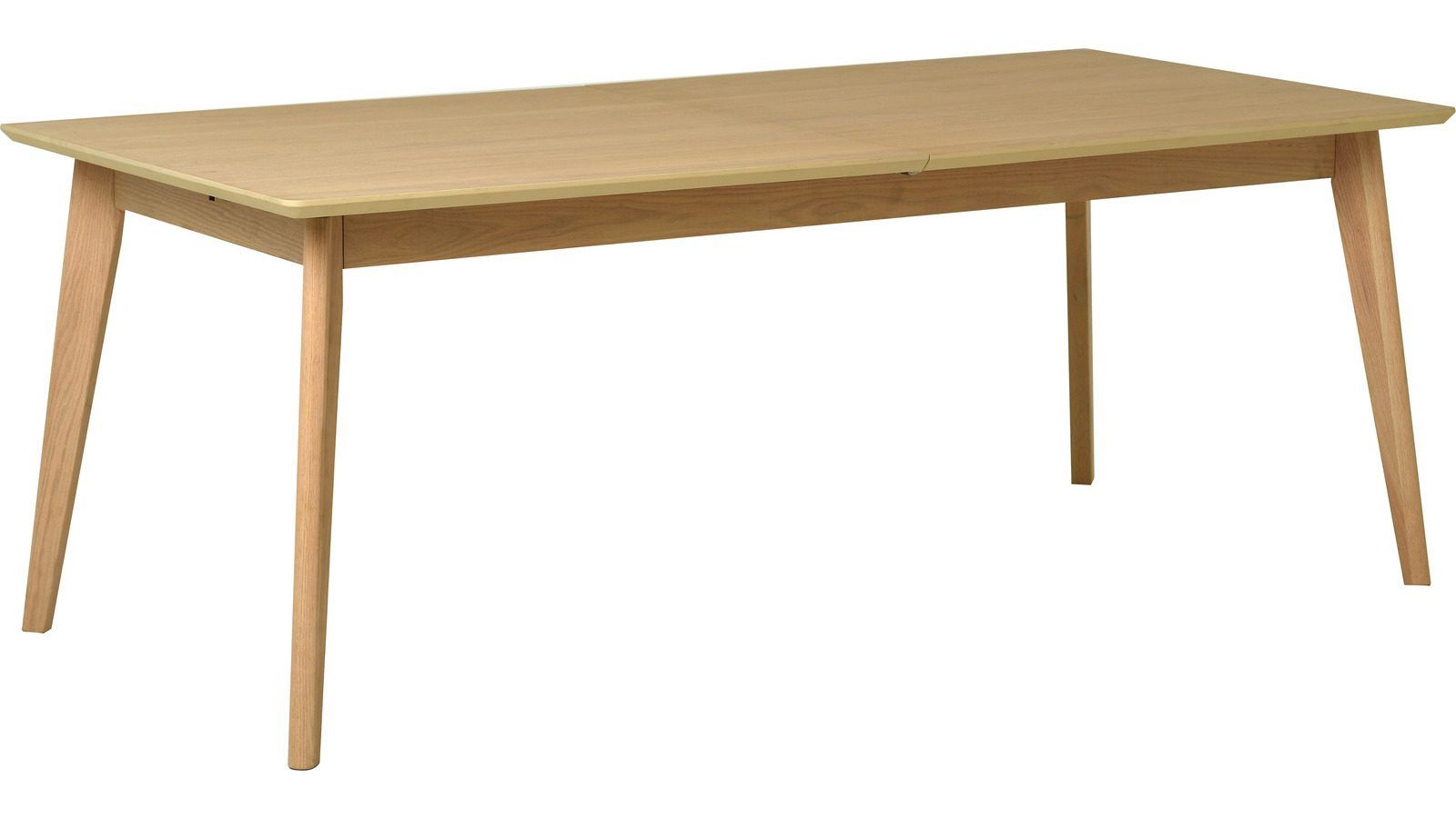 Spisebord Ålvik 200/300x95 cm - Hvitpigmentert eik