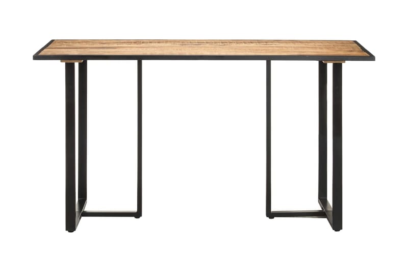 Spisebord 140 cm grovt mangotre - Brun - Møbler - Bord - Spisebord & kjøkkenbord