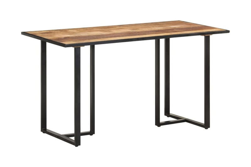 Spisebord 140 cm grovt mangotre - Brun - Møbler - Bord - Spisebord & kjøkkenbord