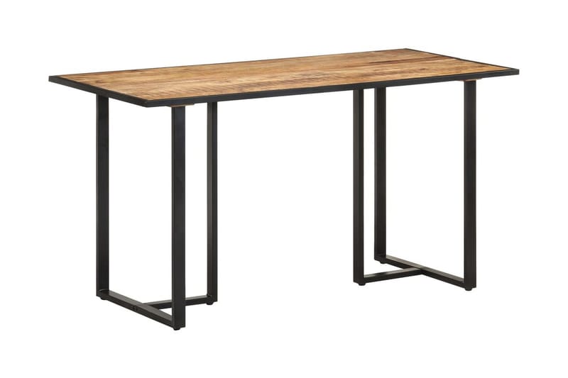 Spisebord 140 cm grovt mangotre - Brun - Møbler - Bord - Spisebord & kjøkkenbord