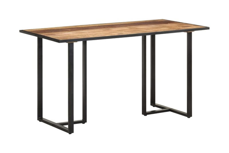 Spisebord 140 cm grovt mangotre - Brun - Spisebord & kjøkkenbord