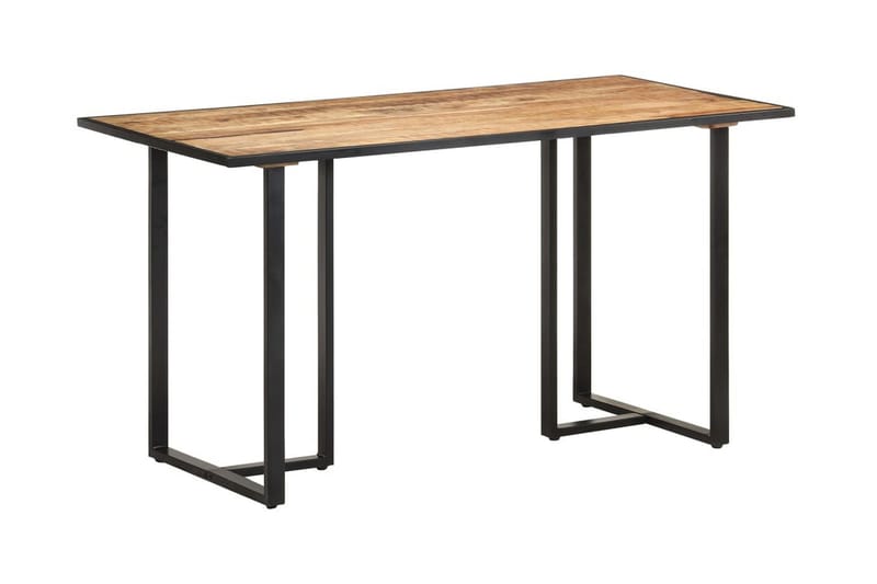 Spisebord 140 cm grovt mangotre - Brun - Møbler - Bord - Spisebord & kjøkkenbord