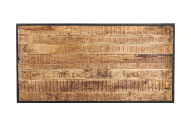 Spisebord 140 cm grovt mangotre - Brun - Møbler - Bord - Spisebord & kjøkkenbord