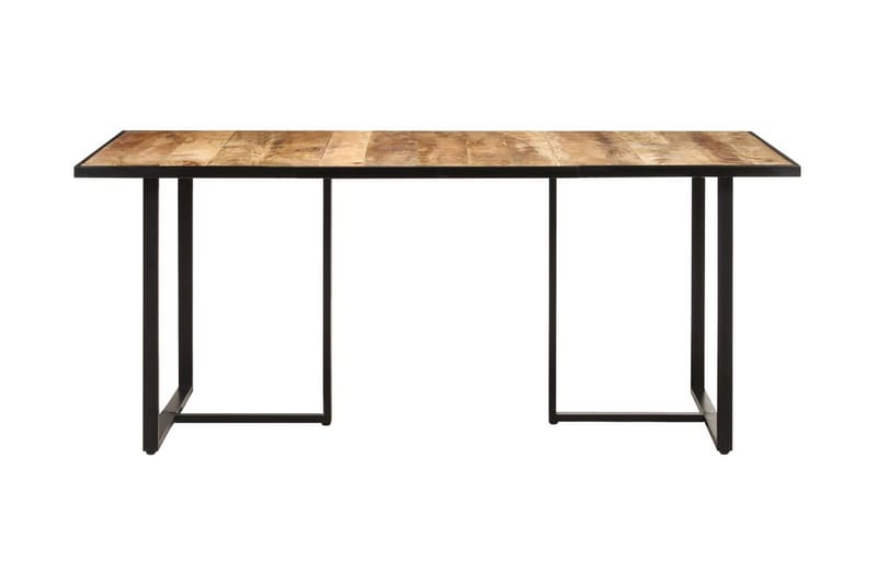 Spisebord 180 cm grovt mangotre - Brun - Møbler - Bord - Spisebord & kjøkkenbord