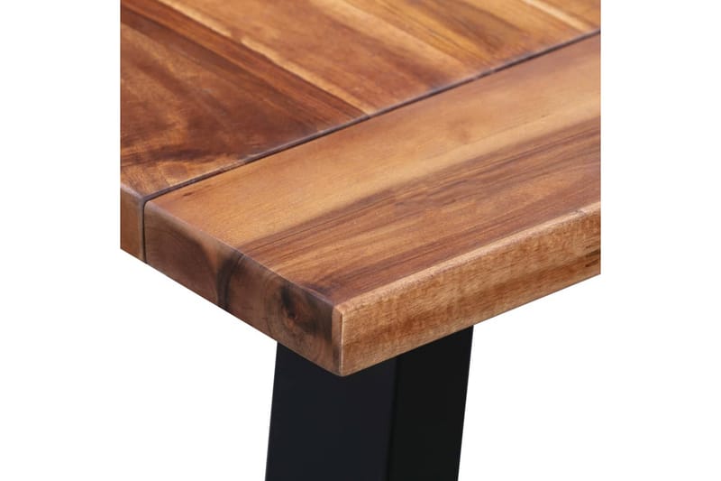 Spisebord 180x90x75 cm heltre akasie & glass - Spisebord & kjøkkenbord