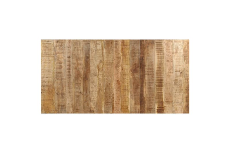 Spisebord 200x100x76 cm grovt mango - Brun - Møbler - Bord - Spisebord & kjøkkenbord