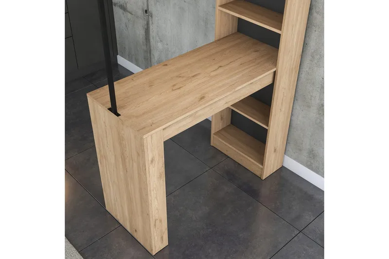 Spisebord Beloumont Valnøtt / Svart - Svart/Mørkebrun - Møbler - Bord - Spisebord & kjøkkenbord