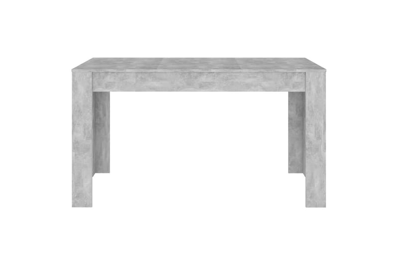 Spisebord betonggrå 140x74,5x76 cm sponplate - Grå - Møbler - Bord - Spisebord & kjøkkenbord