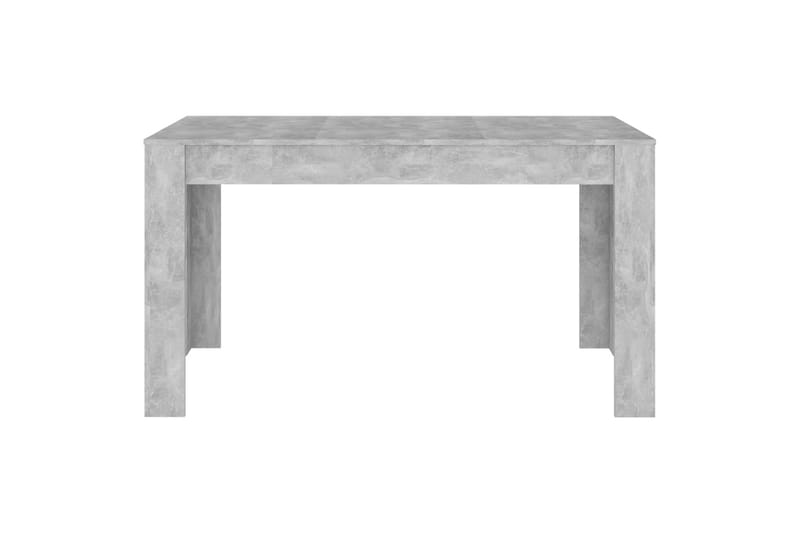 Spisebord betonggrå 140x74,5x76 cm sponplate - Grå - Spisebord & kjøkkenbord