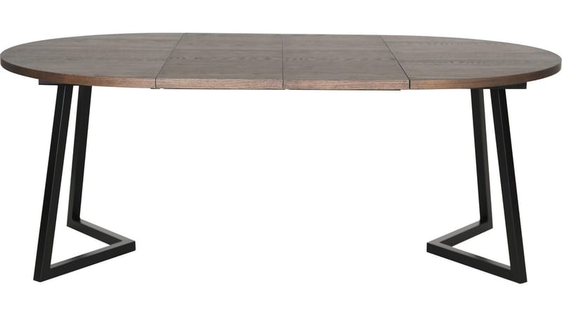 Spisebord Brisjö inkl 2 Tillegg Ø120 - 200 cm - Brun - Møbler - Bord - Spisebord & kjøkkenbord