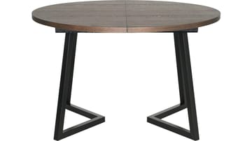 Spisebord Brisjö inkl 2 Tillegg Ø120 - 200 cm - Brun - Møbler - Bord - Spisebord & kjøkkenbord