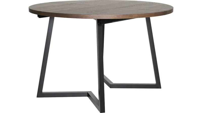 Spisebord Brisjö inkl 2 Tillegg Ø120 - 200 cm, Brun