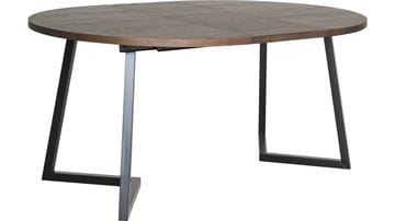 Spisebord Brisjö inkl 2 Tillegg Ø120 - 200 cm - Brun - Møbler - Bord - Spisebord & kjøkkenbord
