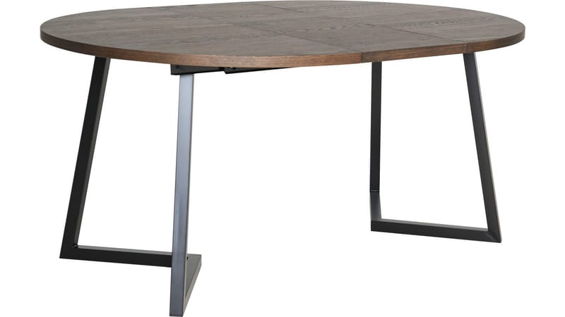 Spisebord Brisjö inkl 2 Tillegg Ø120 - 200 cm - Brun - Møbler - Bord - Spisebord & kjøkkenbord