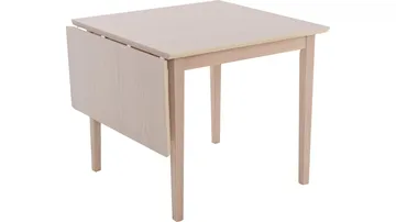 Spisebord Drevik med Klaff 85x85 cm - Hvit - Møbler - Bord - Spisebord & kjøkkenbord
