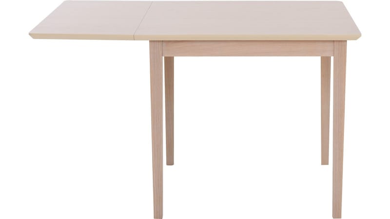 Spisebord Drevik med Klaff 85x85 cm - Hvit - Møbler - Bord - Spisebord & kjøkkenbord