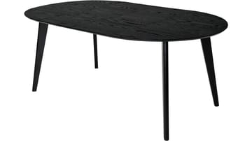 Spisebord Falmar 110 cm - Svartlakkert - Møbler - Bord - Spisebord & kjøkkenbord