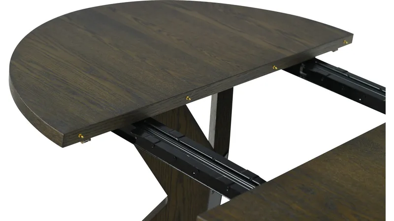 Spisebord Fjorden Med 2 Tillegg 105 cm - Brun - Møbler - Bord - Spisebord & kjøkkenbord
