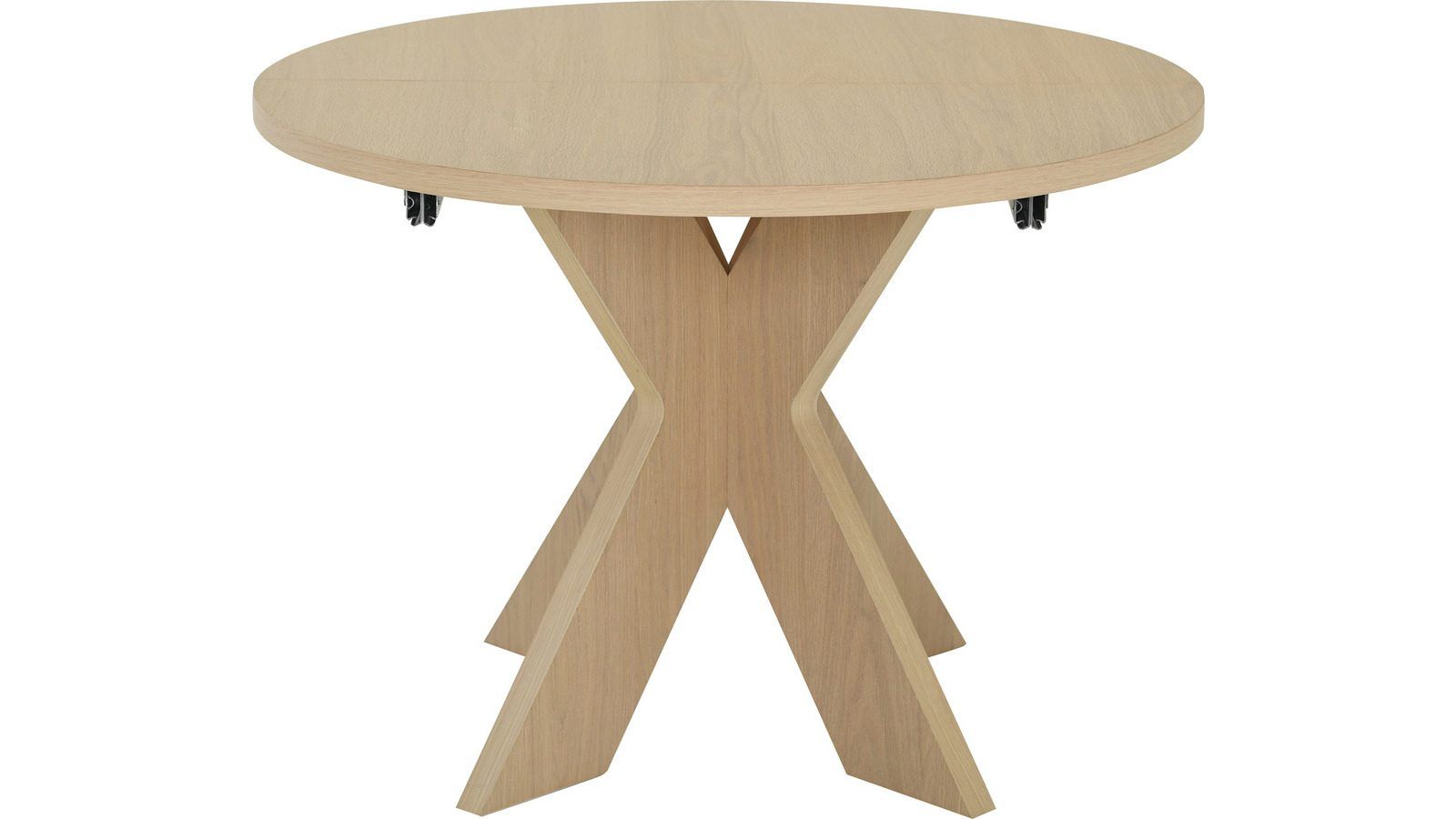 Spisebord Fjorden Med 2 Tillegg 105 cm - Hvitpigmentert