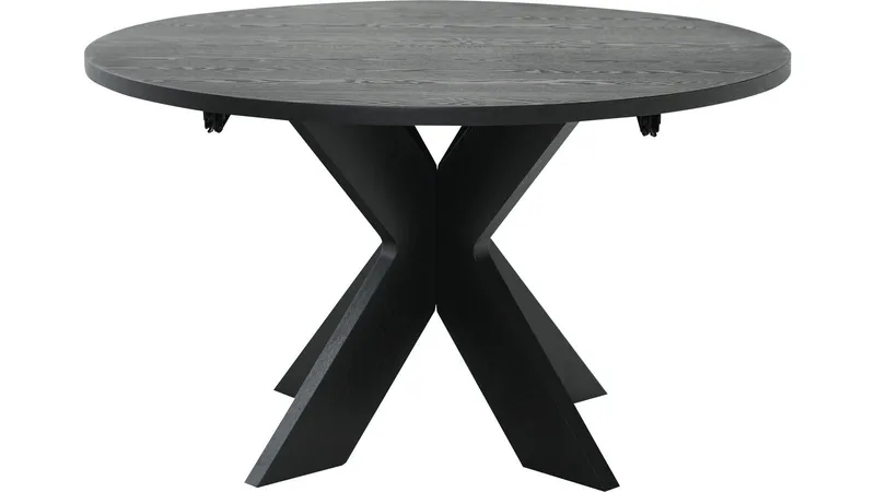 Spisebord Fjorden Med 2 Tillegg 130 cm - Svart - Møbler - Bord - Spisebord & kjøkkenbord