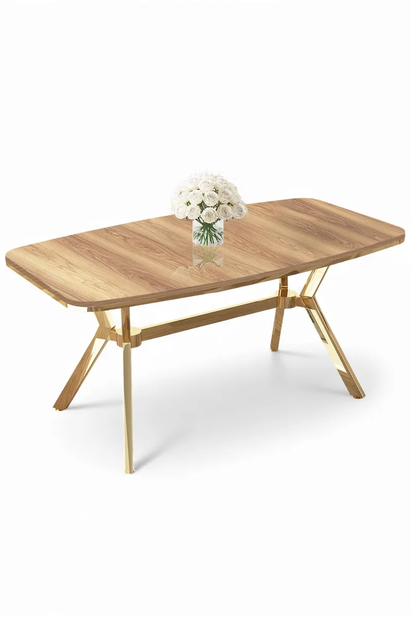 Spisebord Hanah Home Esla (160 x 75 x 90 cm) Eik gull, undefined