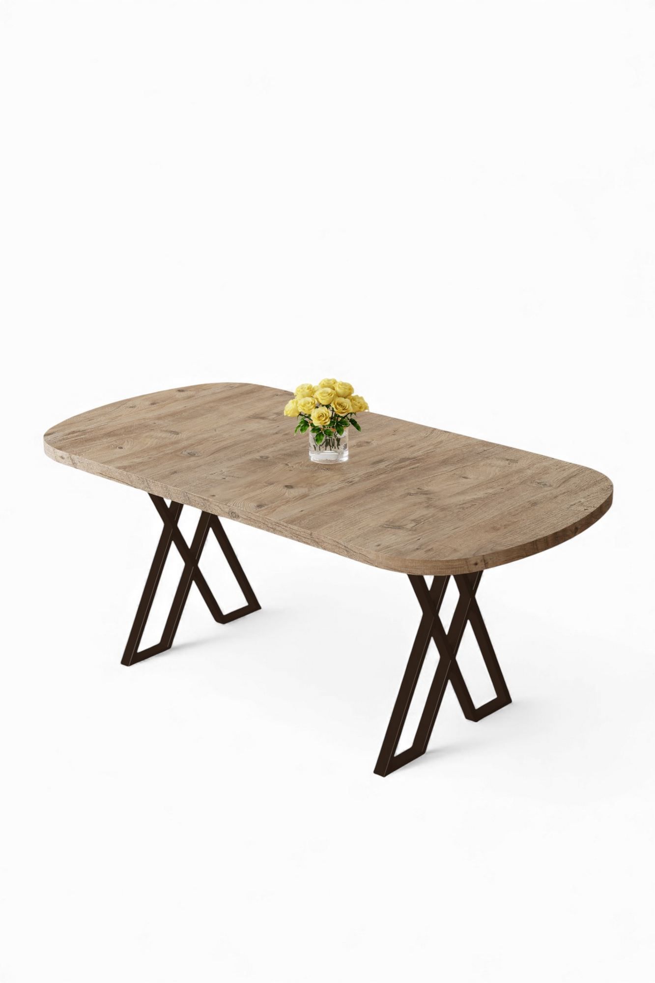 Spisebord Hanah Home Kaye (168 x 76 x 90 cm) Atlantisk furu brun -