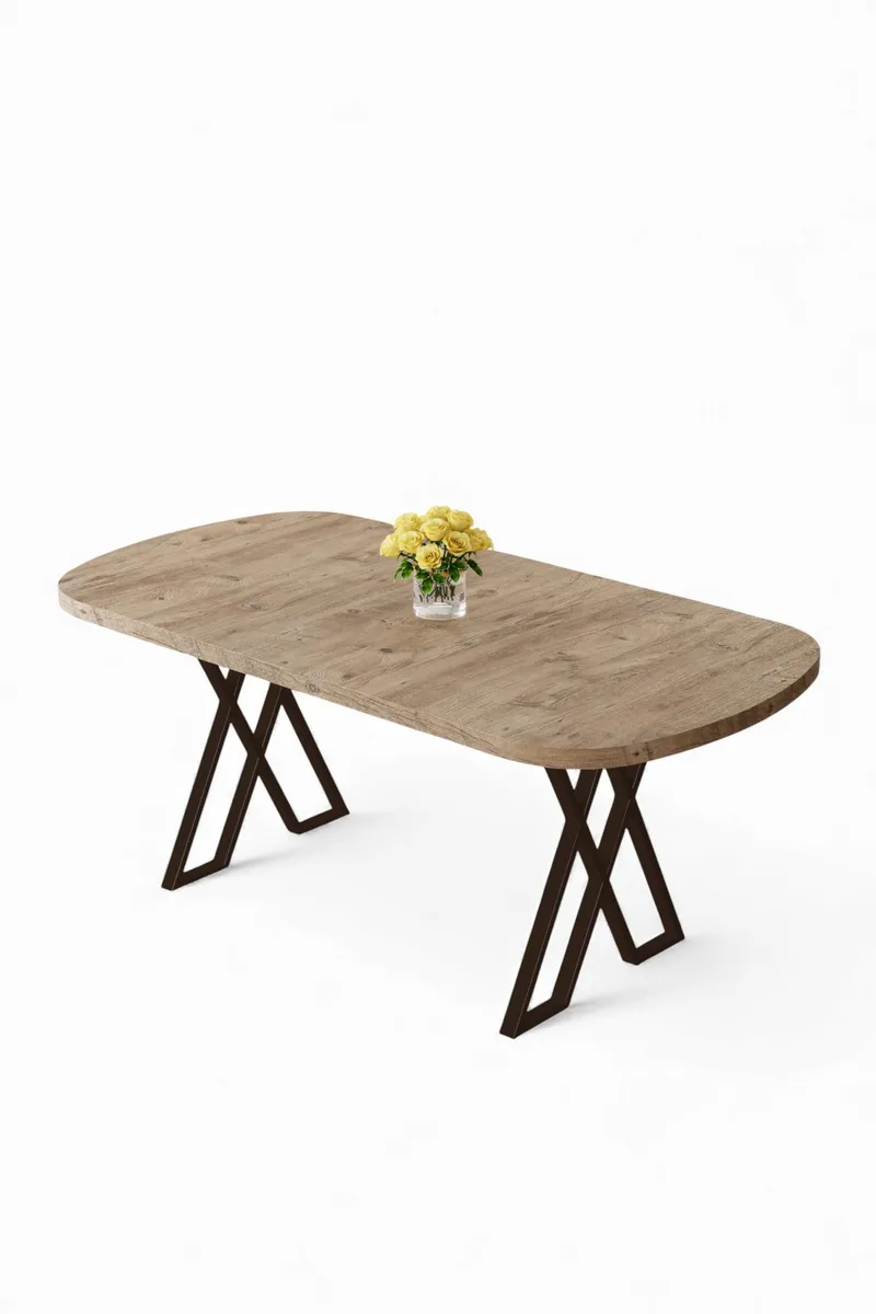 Spisebord Hanah Home Kaye (168 x 76 x 90 cm) Atlantisk furu brun, undefined