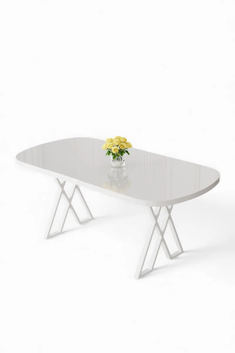 Spisebord Hanah Home Kaye (168 x 76 x 90 cm) Hvit, undefined